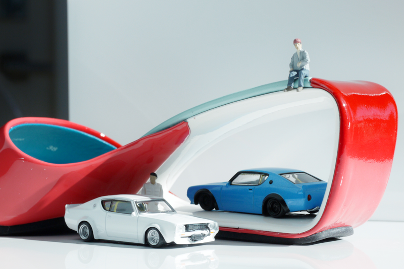 Illustration for article titled Kyosho Porsche 4 1/64 #85 - Projekt RennSport Käfer #5 - 1955 Porsche 550